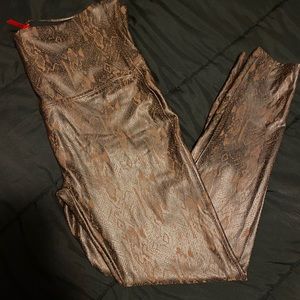 Snakeskin Spanx Leggings